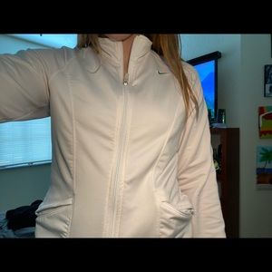 Nike gray tag zipup!